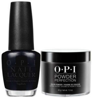 OPI 2in1 (Nail lacquer and dipping powder) - T02 - Black Onyx